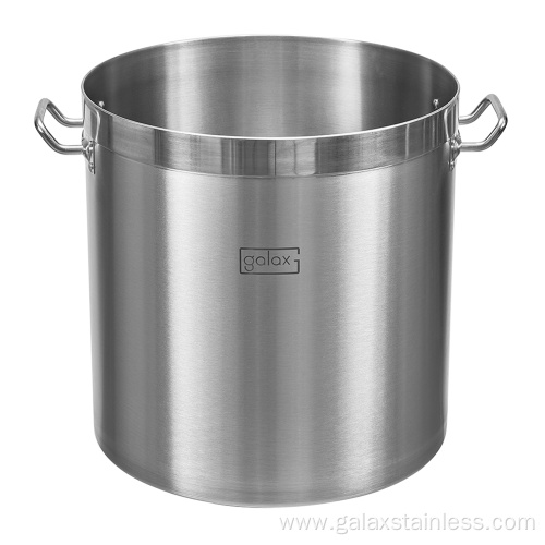 Edge Design Soup Pot large stainless steel pot Factory